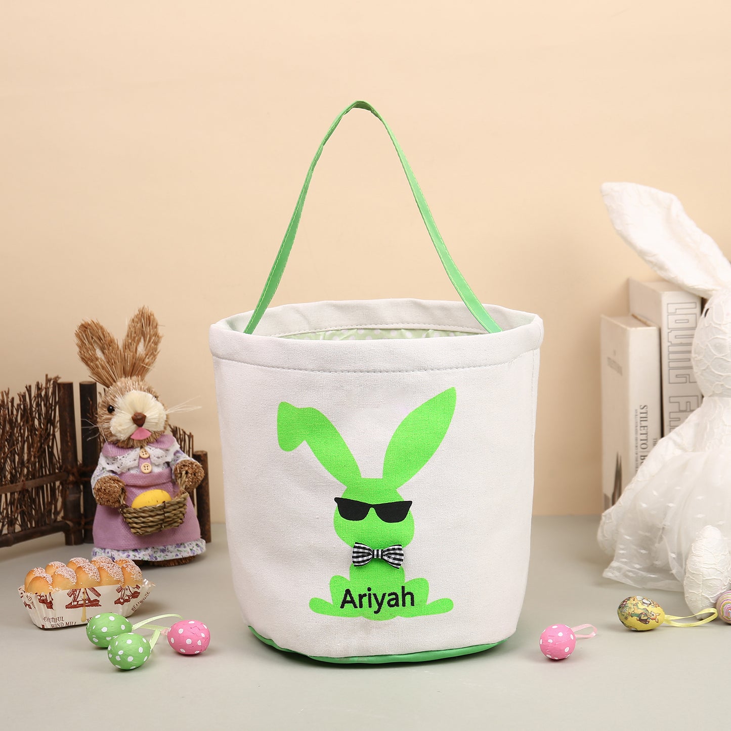 Custom Name Easter Basket