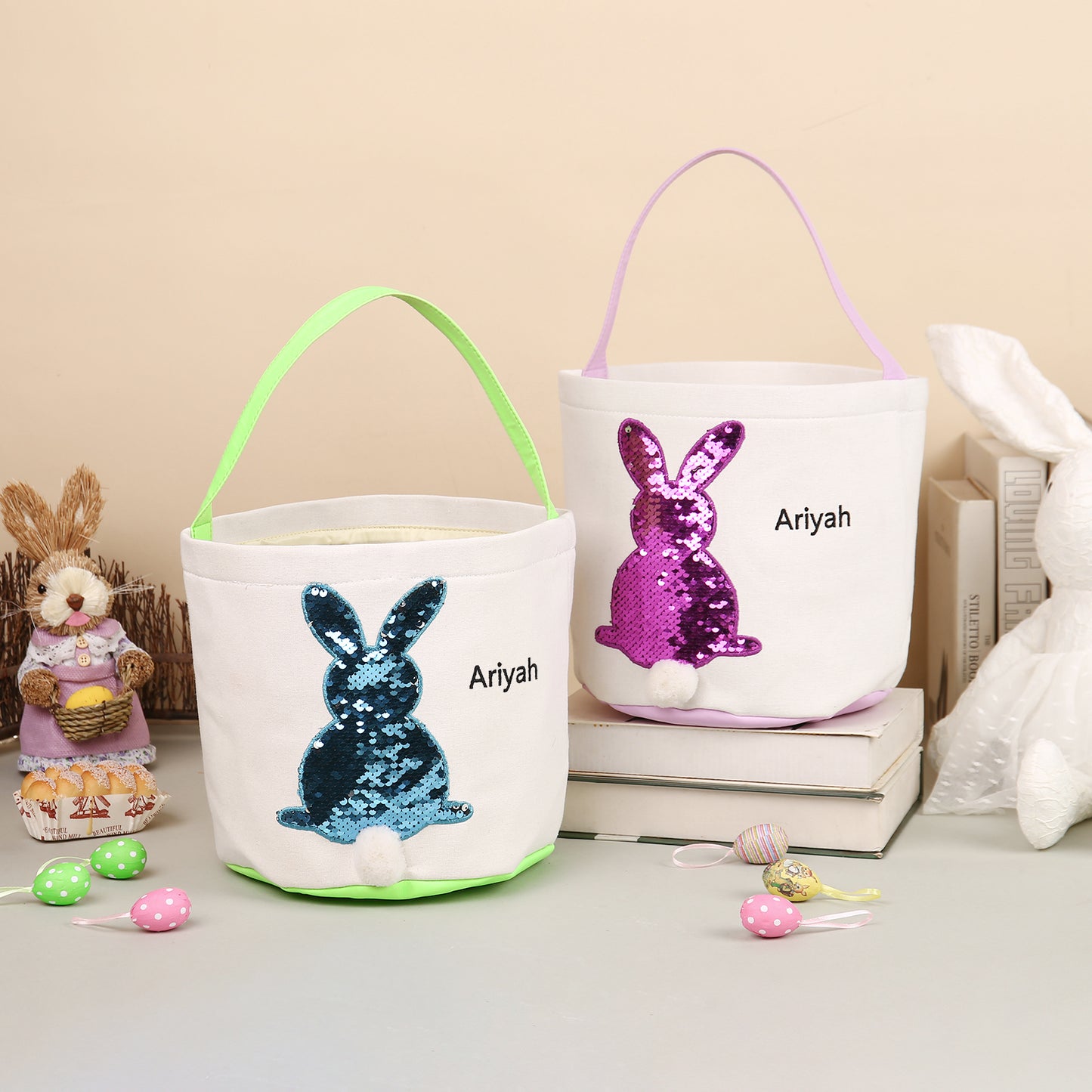 Custom Name Easter Basket