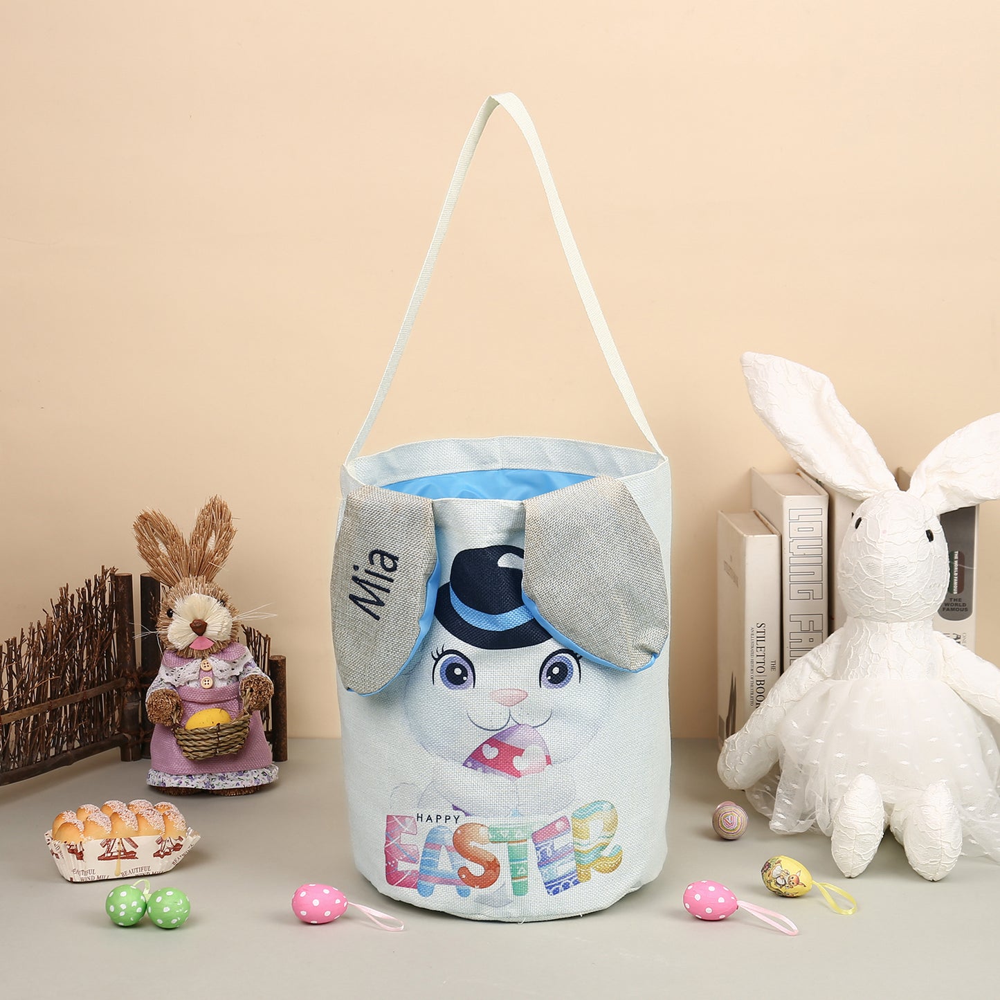 Custom Name Easter Basket