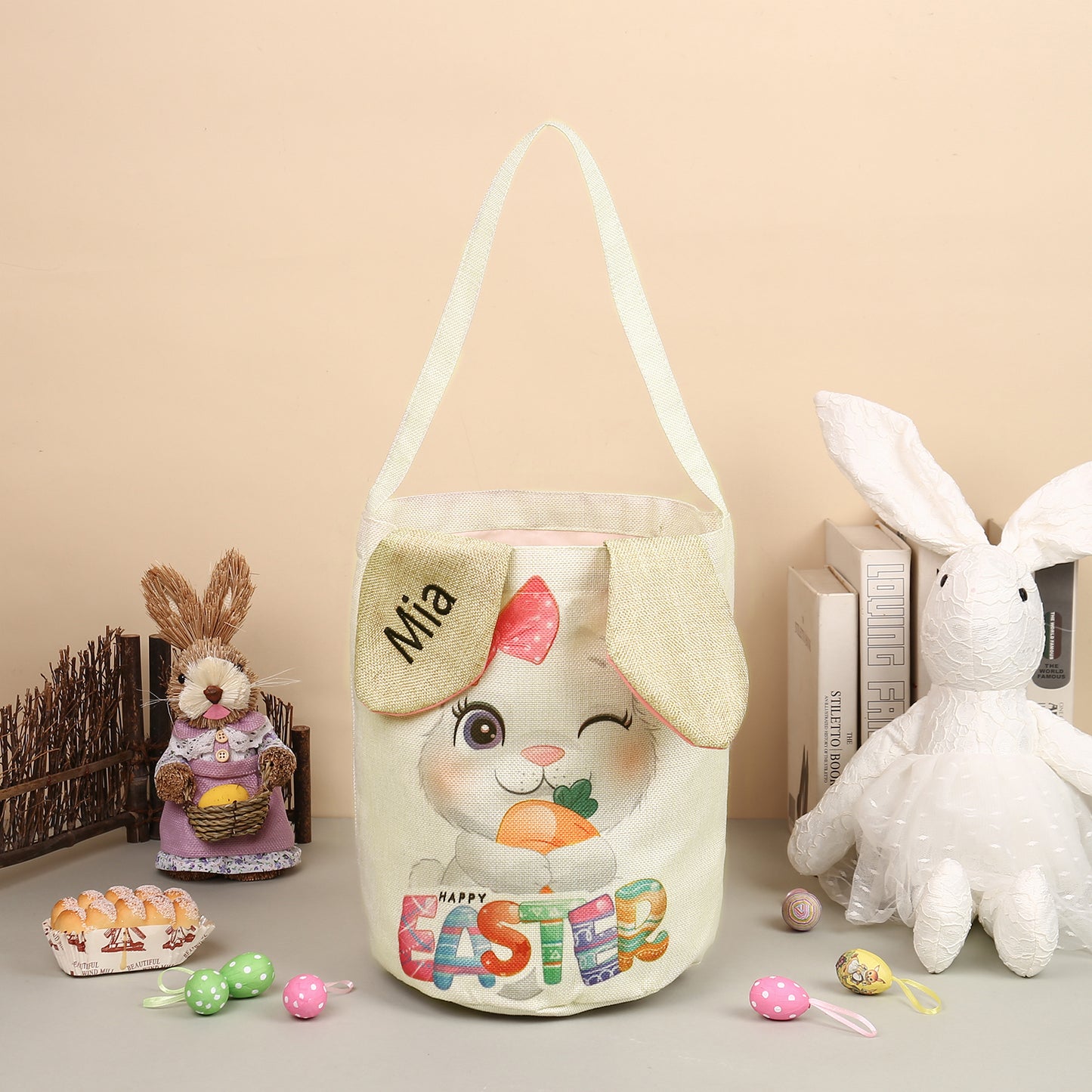 Custom Name Easter Basket