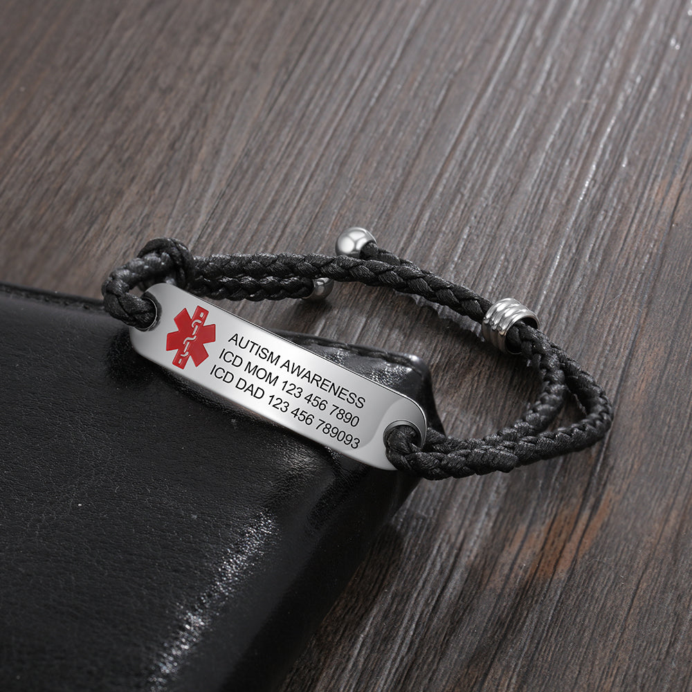 Custom Name Medical Bracelet