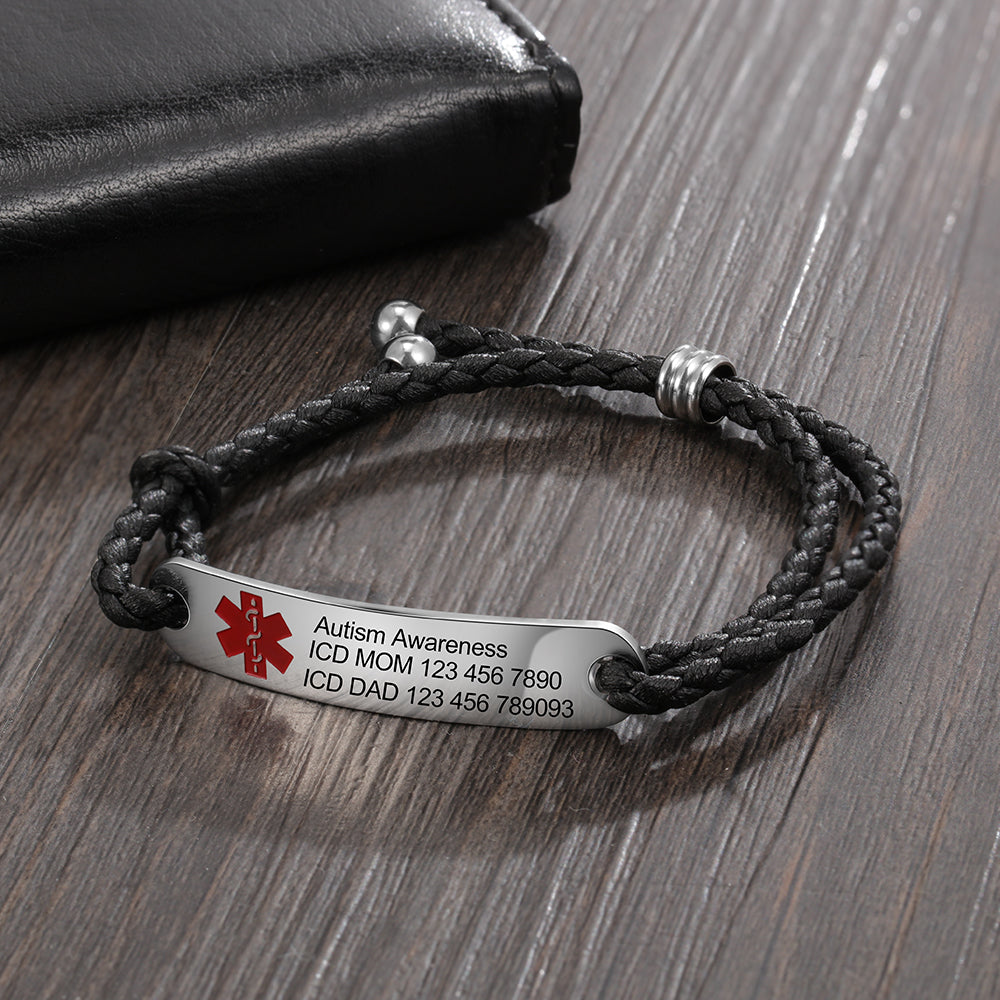 Custom Name Medical Bracelet