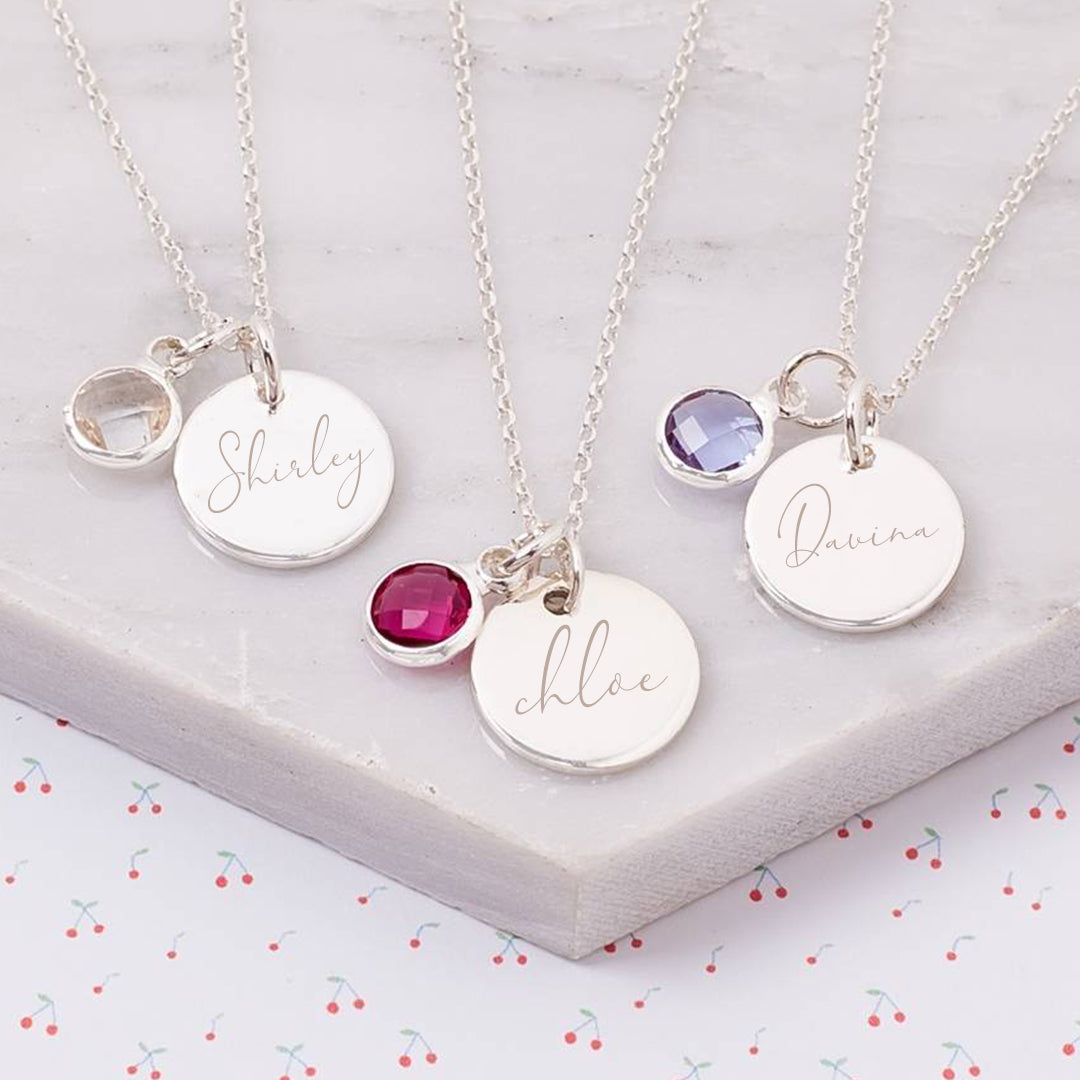 Custom Birthstone Necklace