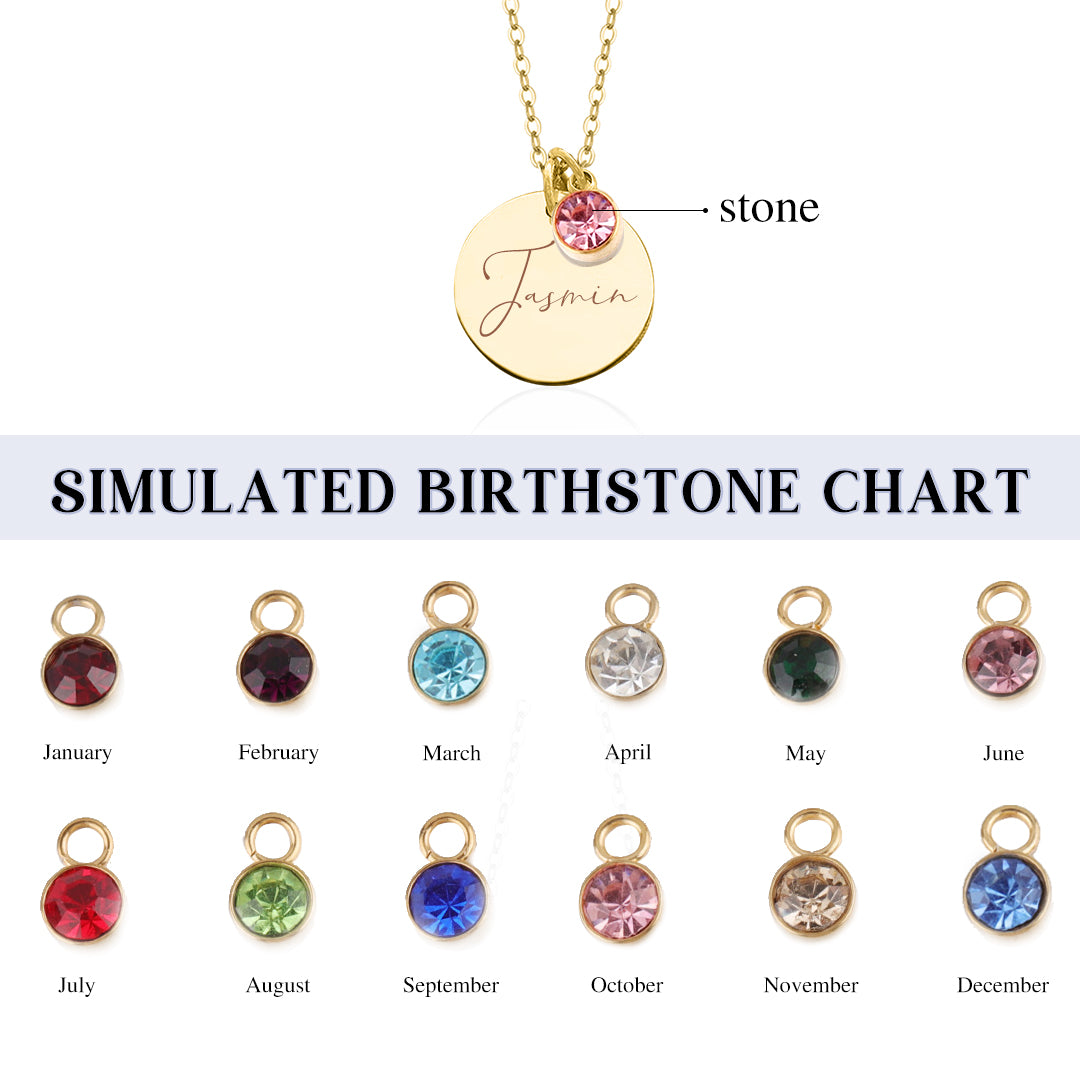 Custom Birthstone Necklace