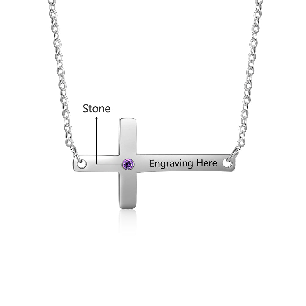 Custom Stainless Steel Cross Necklace