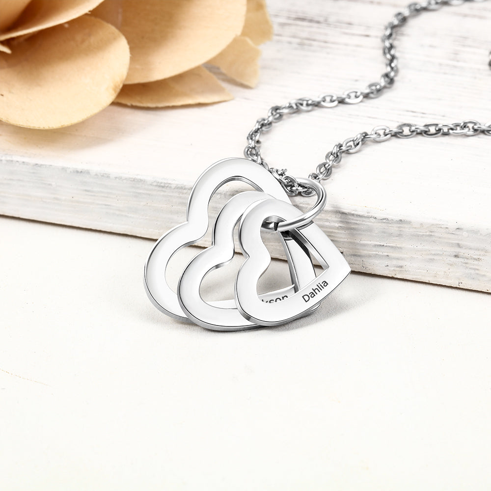 Custom Stainless Steel Heart Necklace