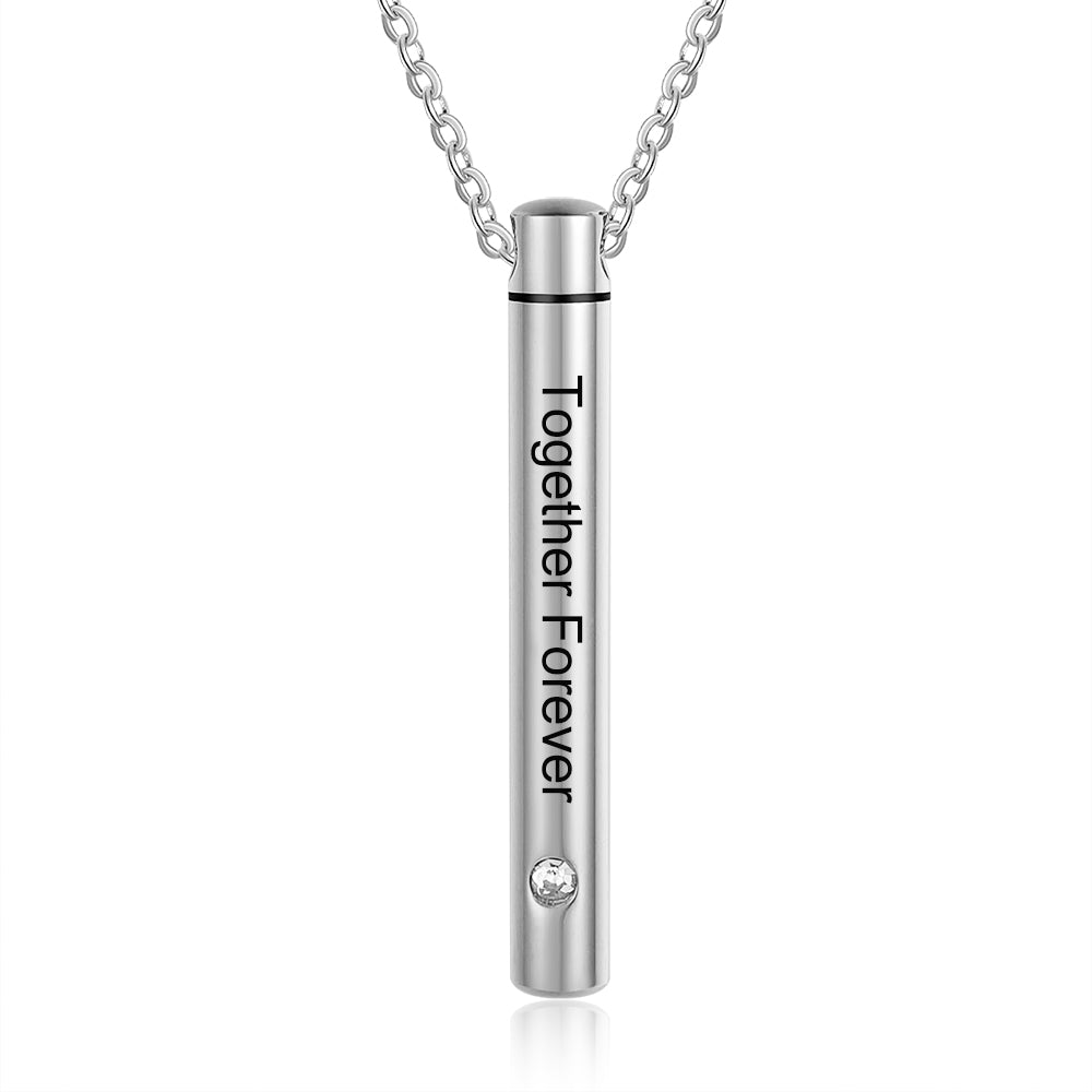 Stainless Steel Personalized Bar Name Necklace