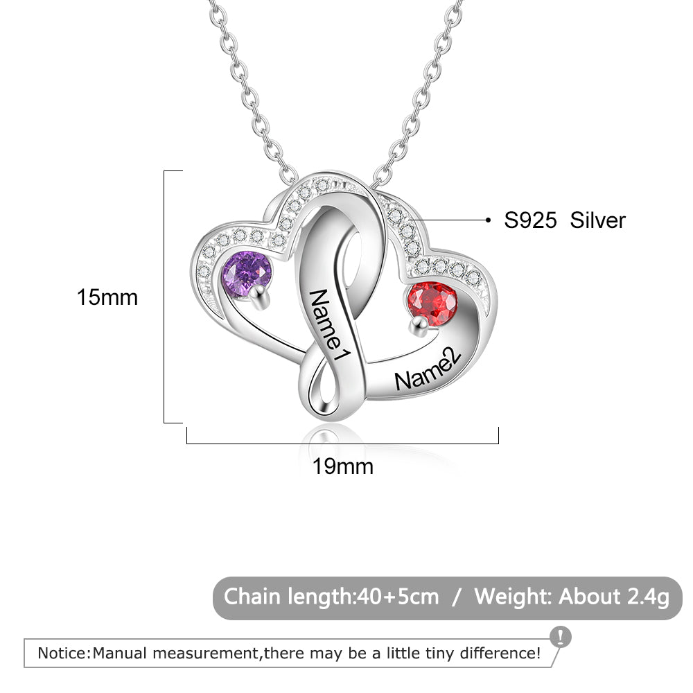 925 Sterling Silver Heart Necklace