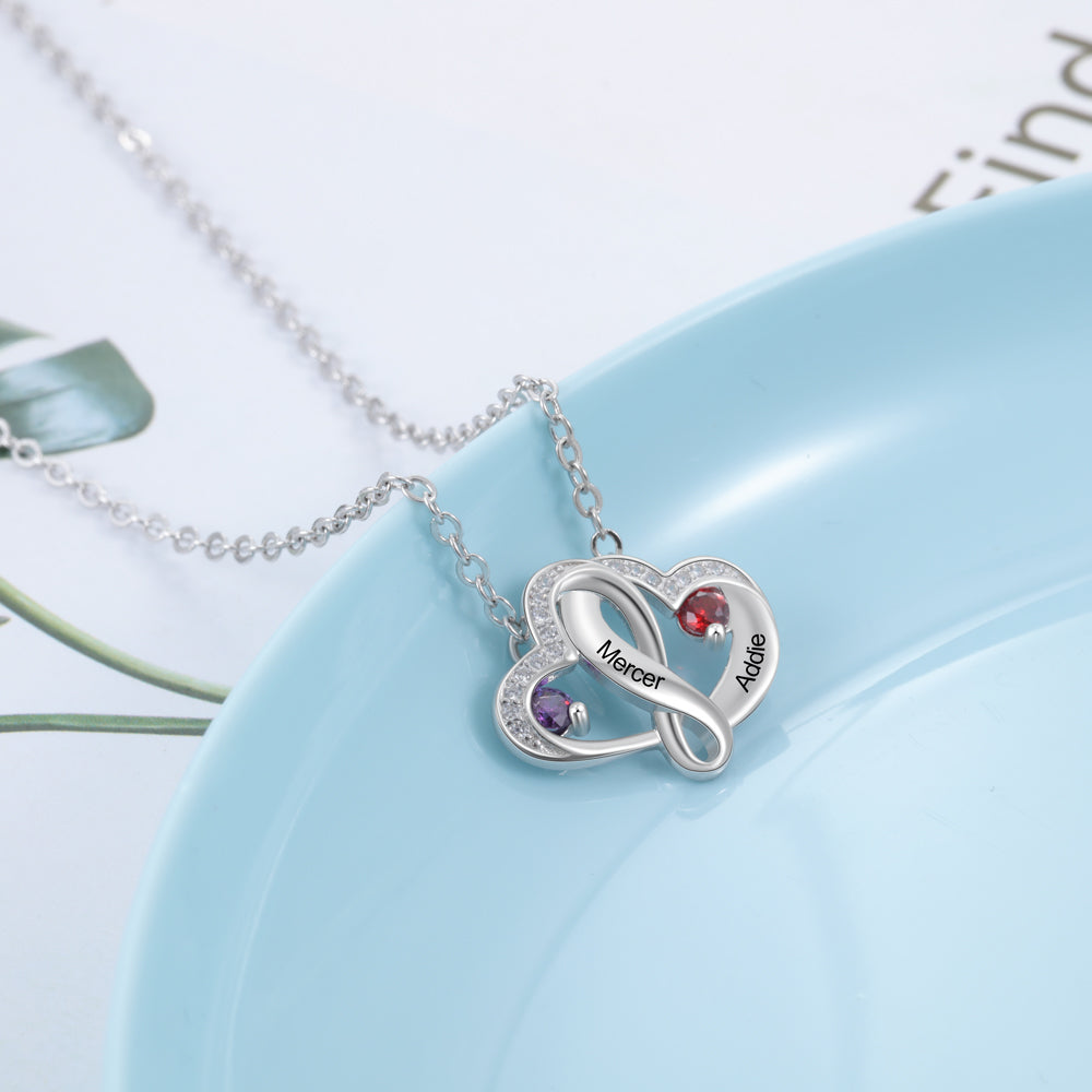 925 Sterling Silver Heart Necklace