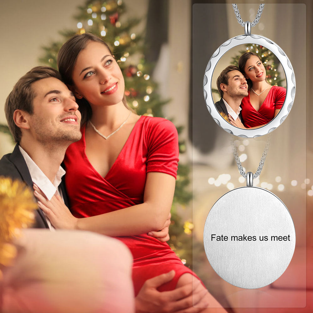 Stainless Steel Personalized Photo Pendant Necklace