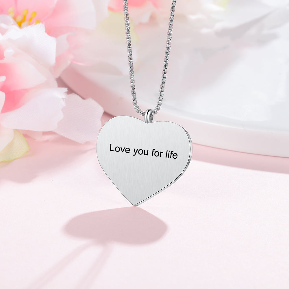 Stainless Steel Customized Photo Pendant Necklace