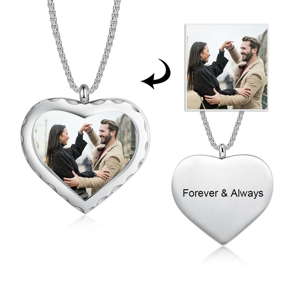 Stainless Steel Photo Necklace