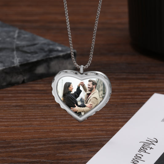 Stainless Steel Photo Necklace