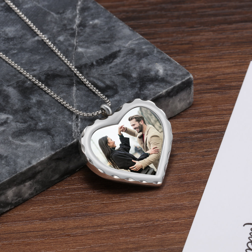 Stainless Steel Photo Necklace