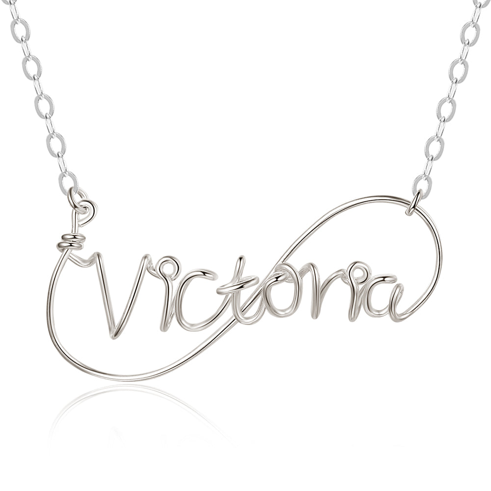 Custom 925 Sterling silver Name necklace