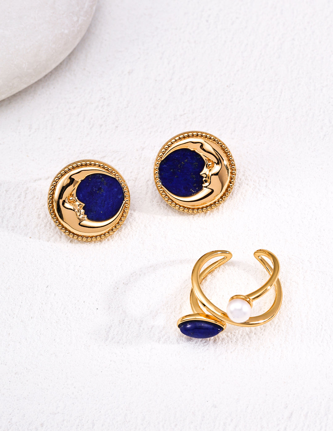 Vintage Lapis Lazuli Earrings
