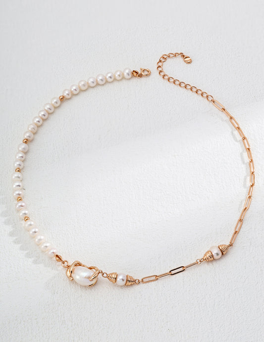 Irregular Design Pearl Necklace