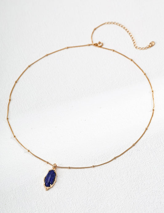 Vintage Natural Lapis Lazuli Necklace