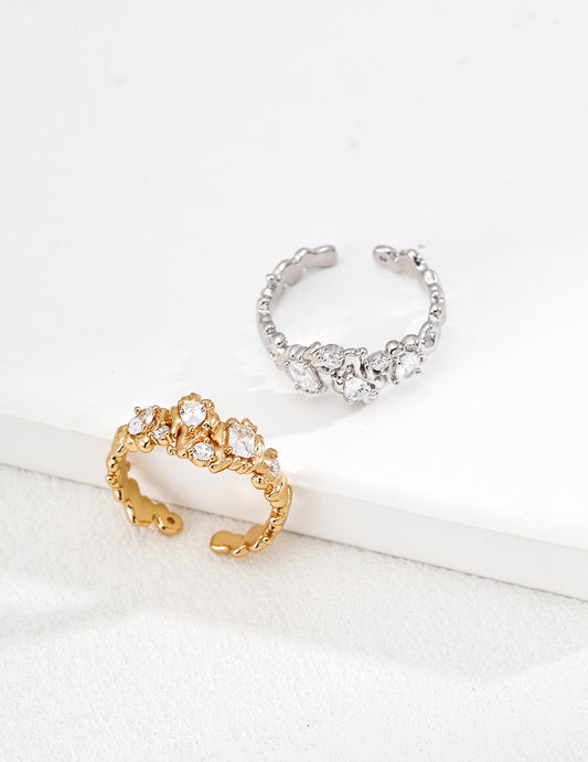 Lava Design Zircon Ring