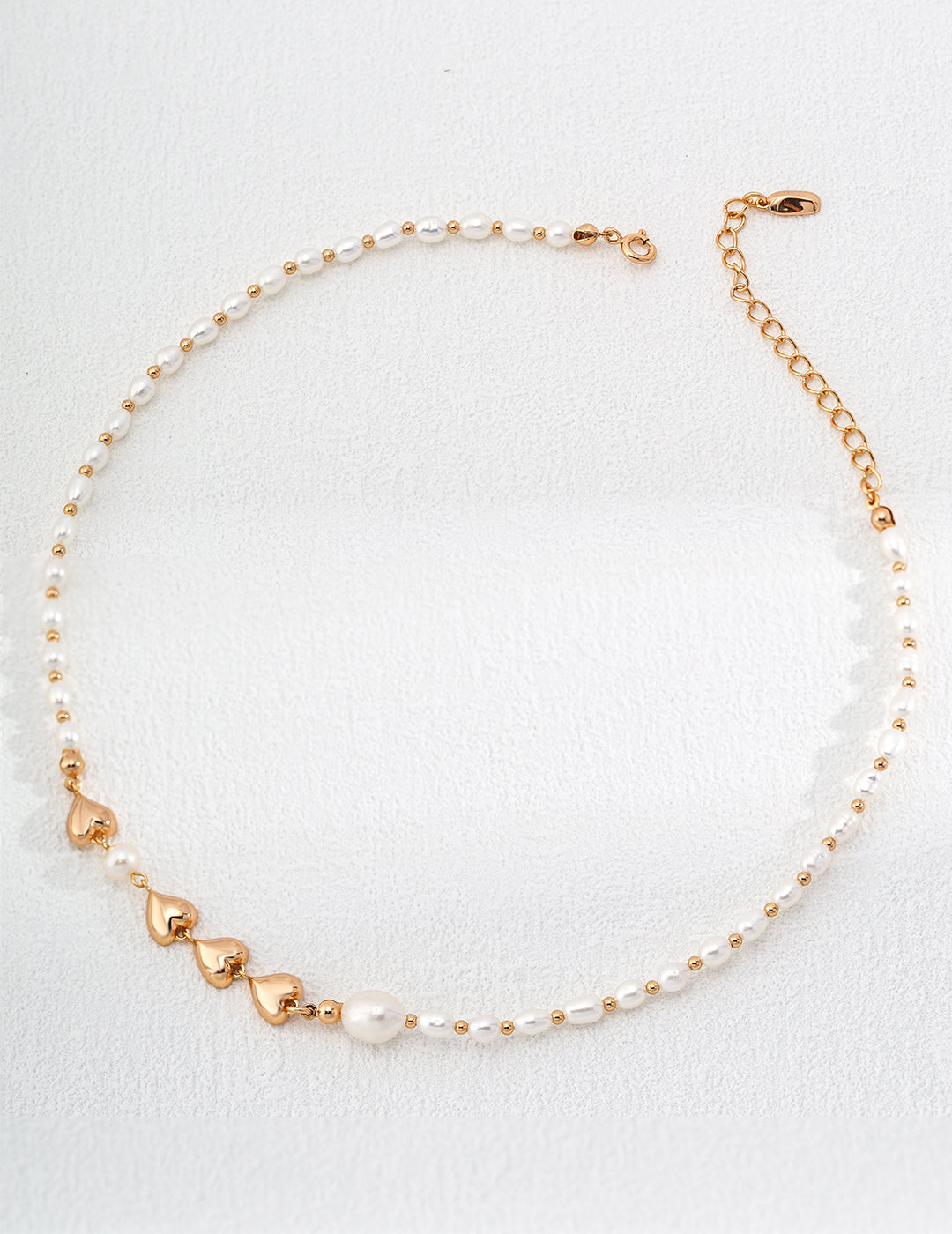 Eternal Heart Pearl Necklace