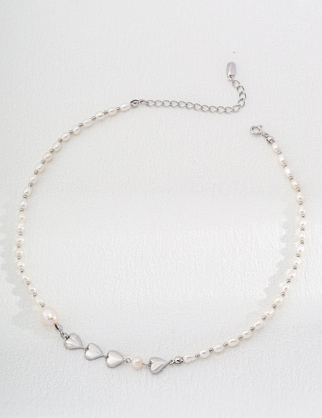 Eternal Heart Pearl Necklace