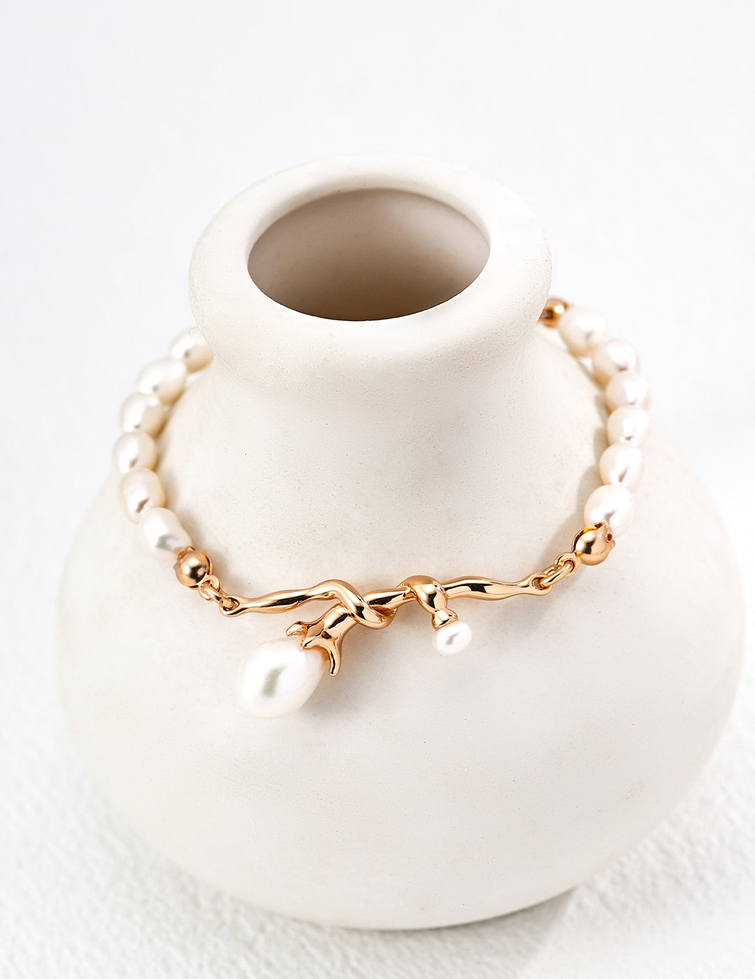 Intertwined Fate Pearl Bracelet