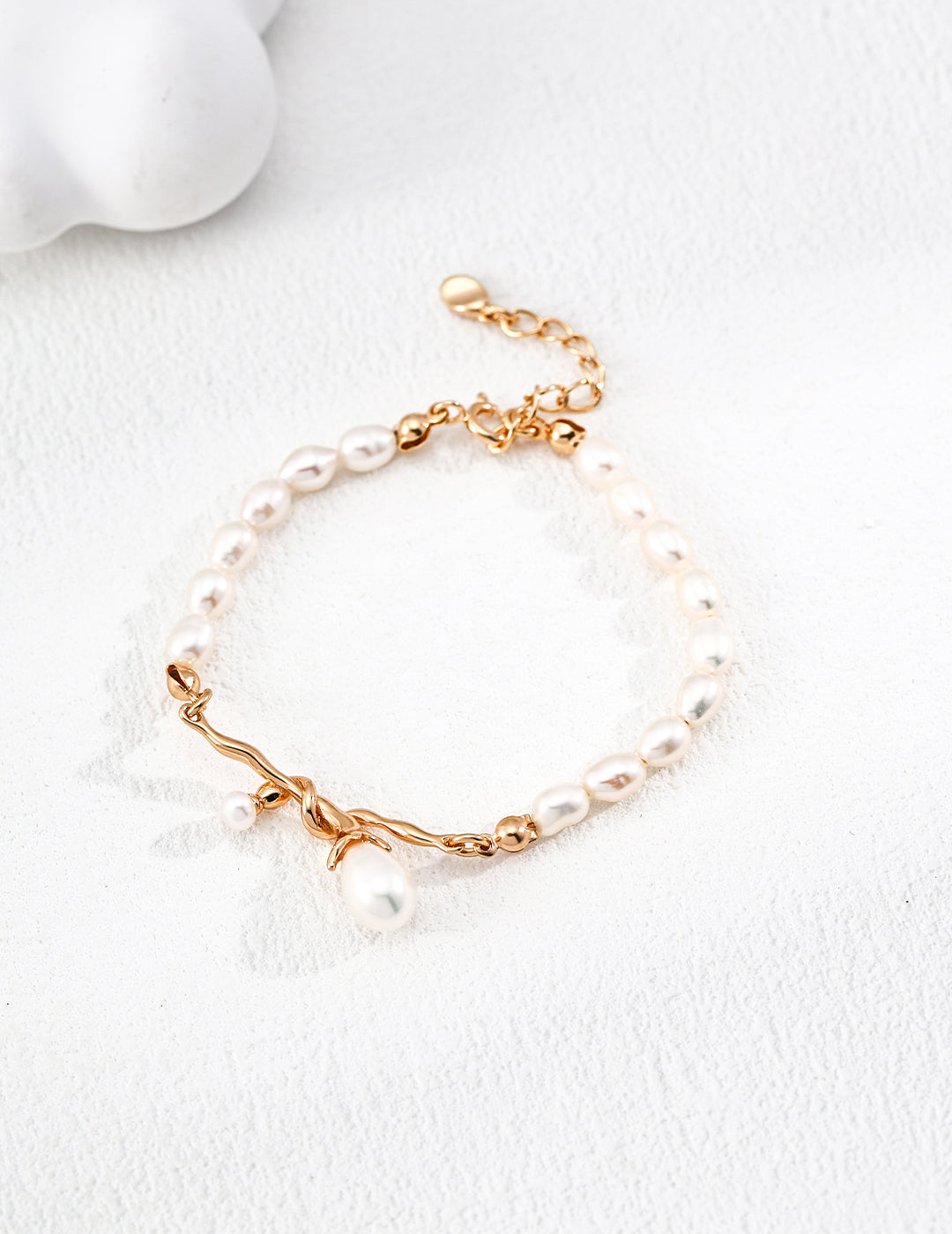 Intertwined Fate Pearl Bracelet